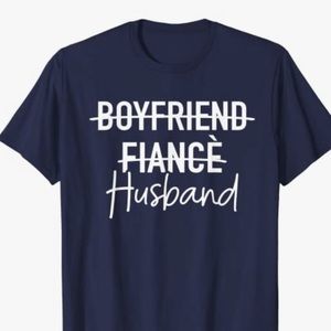 Just Married Tshirt, NWOT